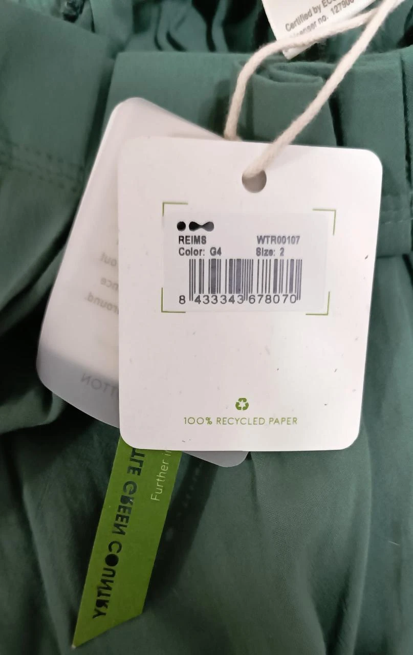 Pantalón verde SKFK (Skunfunk)-Talla 2/M (talla como una S/36, ver medidas) – photo 5